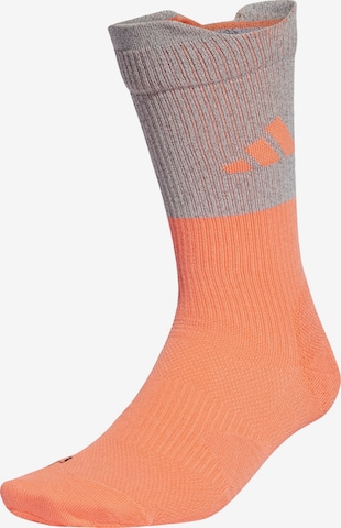 ADIDAS PERFORMANCE Athletic Socks 'X-City' in Orange: front
