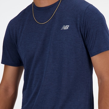 T-Shirt 'Athletics' new balance en bleu