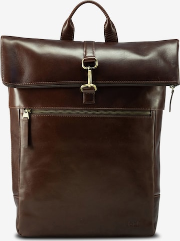 JOST Backpack 'Skagen' in Brown: front