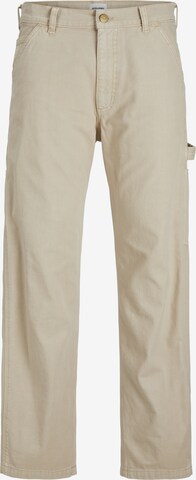 JACK & JONES Regular Broek 'Teddie' in Beige: voorkant