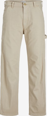 Pantalon 'Teddie' JACK & JONES en beige : devant