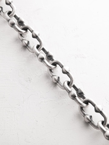REYTEL Armband 'HURDLE'‌‌‌‌‌‌ in Silber