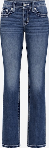 Bootcut Jean 'D1073 Jeans Mid-Rise Bootcut' Miss Me en bleu : devant
