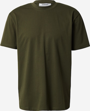 minimum Majica 'Aarhus' | zelena barva: sprednja stran