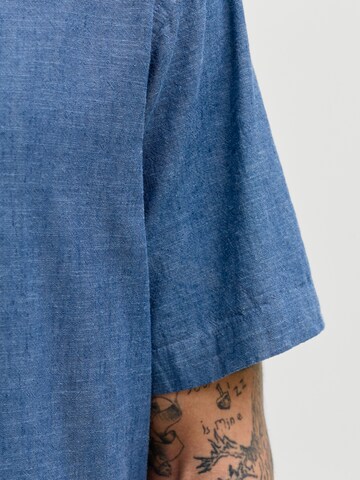JACK & JONES - Ajuste regular Camisa 'JJESUMMER' en azul