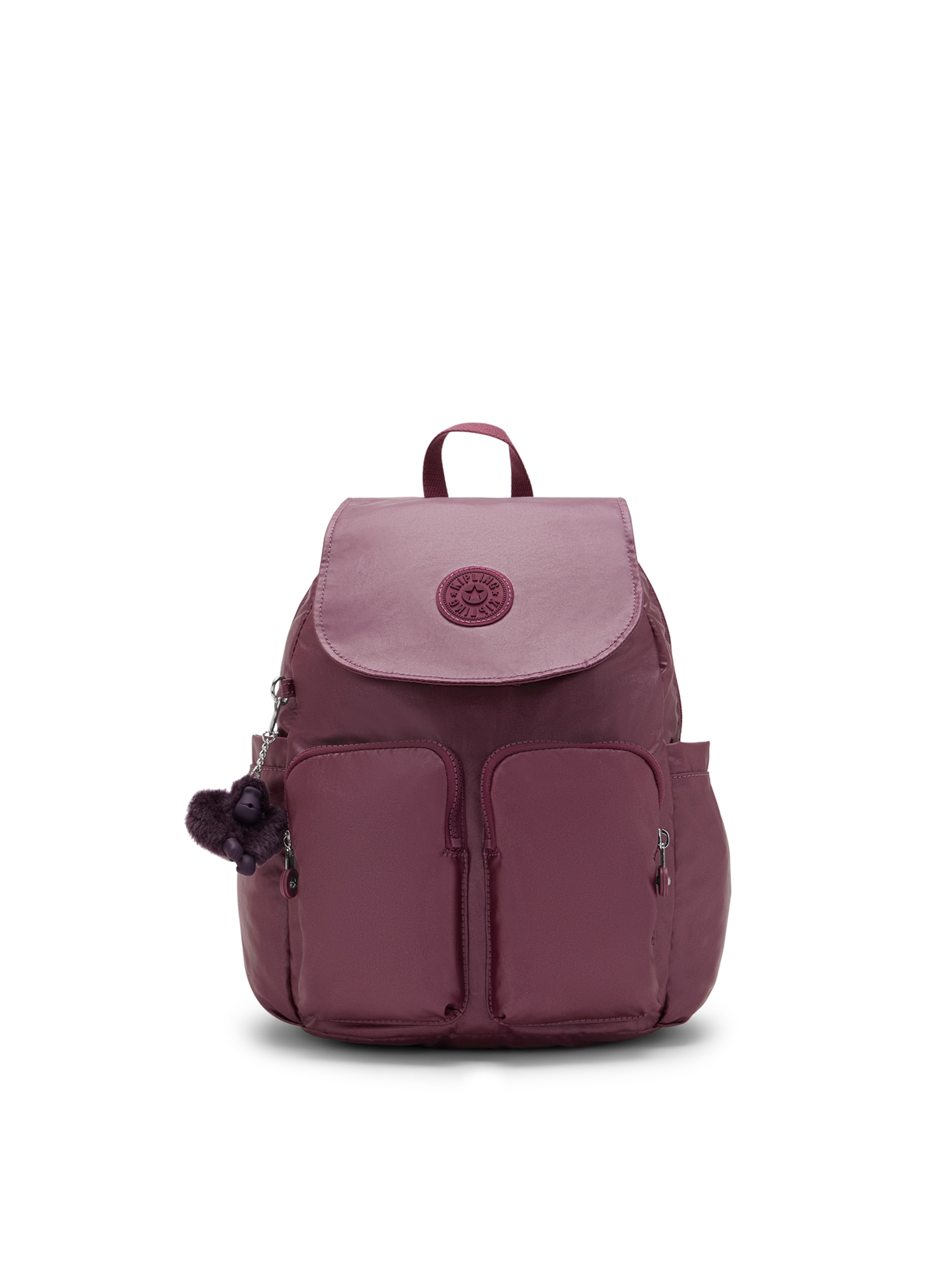 KIPLING Hátizsák 'City Pocket S' - piros: elől