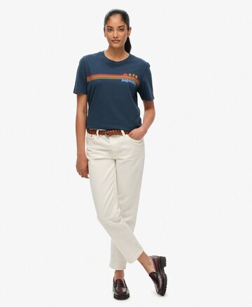 T-shirt Superdry en bleu