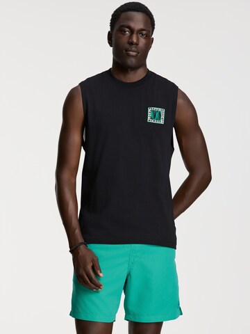 T-Shirt Shiwi en noir : devant