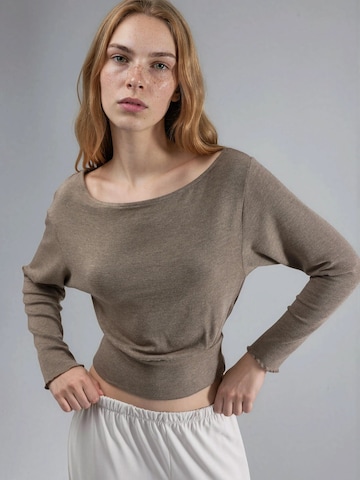 Busem - Pullover em castanho: frente