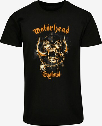 Merchcode Shirt 'Motorhead - Mustard Pig' in Zwart: voorkant