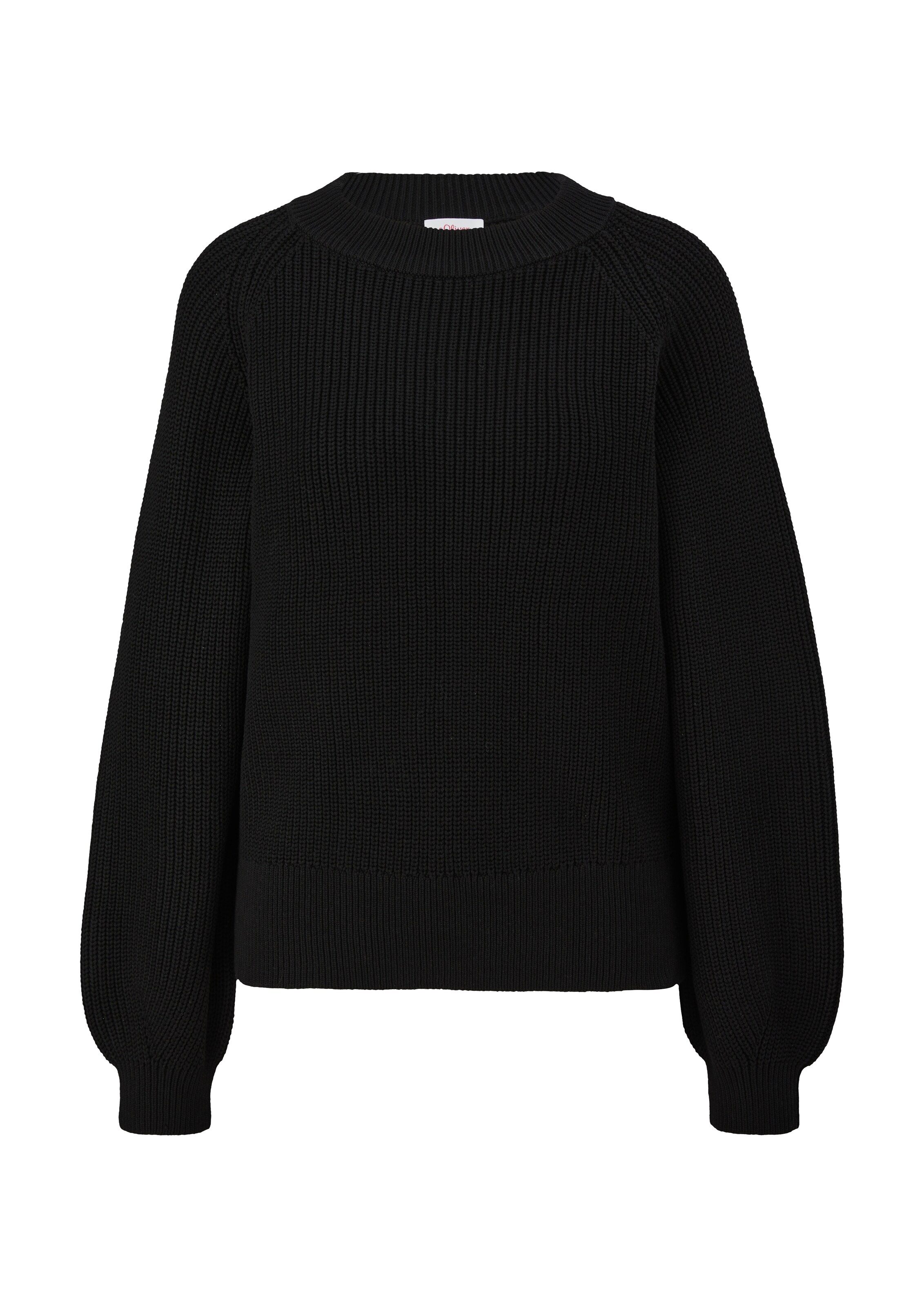 s.Oliver Pullover in Schwarz: Vorderseite