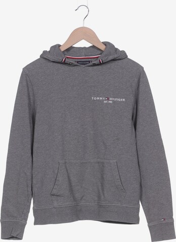 TOMMY HILFIGER Sweatshirt & Zip-Up Hoodie in M in Grey: front