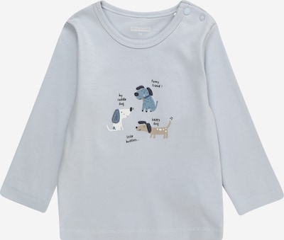 STACCATO T-Shirt en beige foncé / bleu-gris / noir / blanc, Vue avec produit