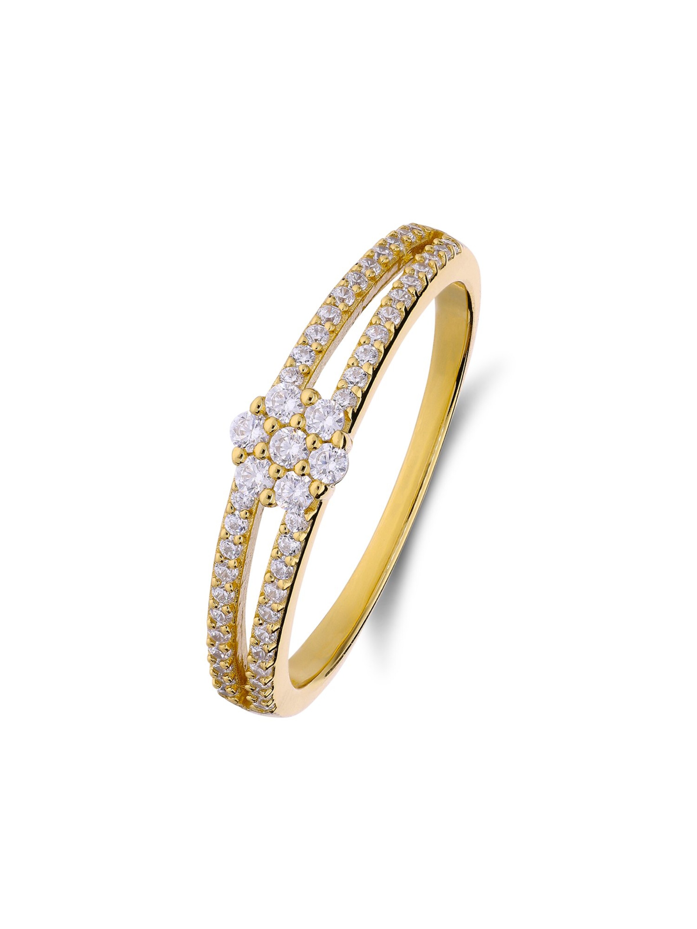 Bague 'Chic' Lucardi en or : devant