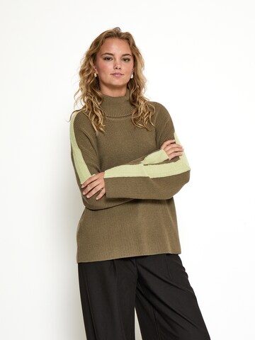 DESIRES Pullover 'Leandra' i grøn: forside
