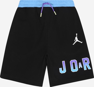 Jordan Workout Pants in Black: front