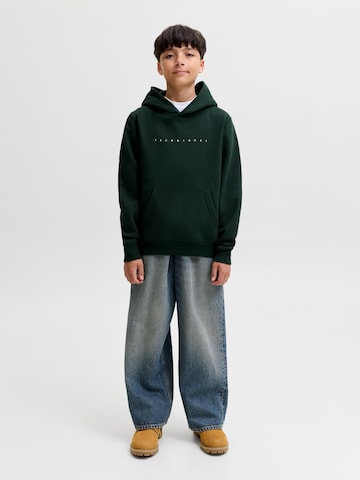 Bluză de molton 'JJEStar' de la Jack & Jones Junior pe verde