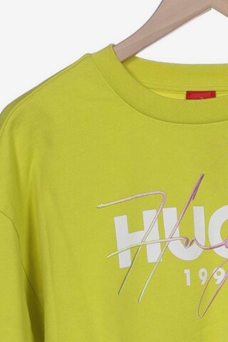 HUGO Sweatshirt & Zip-Up Hoodie in M in Yellow