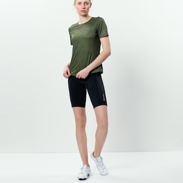 GONSO Skinny Biketights 'SMU' mit Sitzpolster in Schwarz