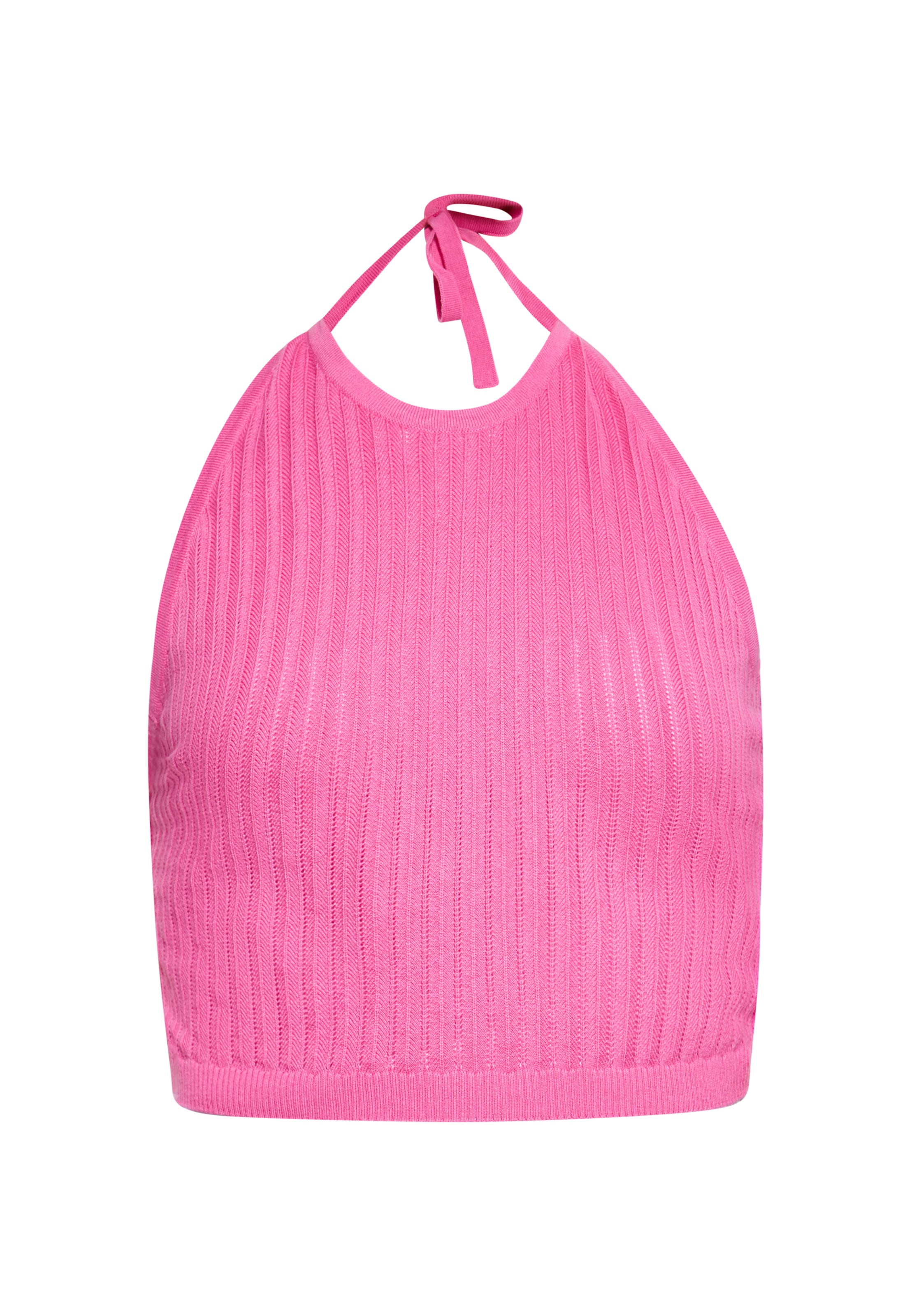 ebeeza Knitted Top in Pink: front