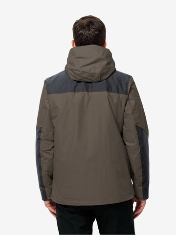 JACK WOLFSKIN Outdoorjacka 'JASPER' i brun