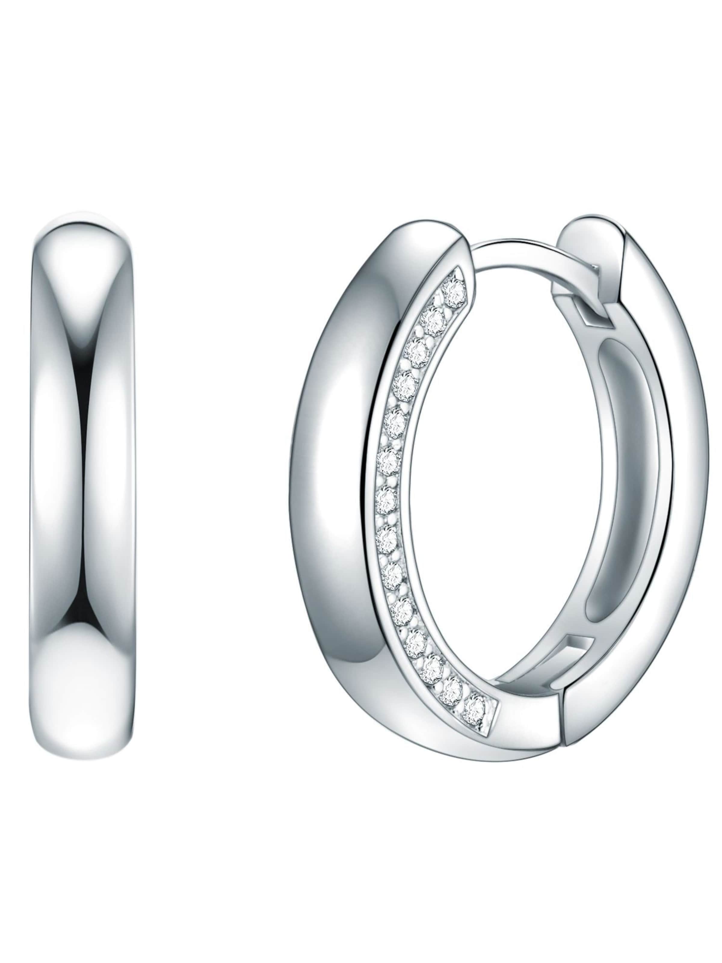 Boucles d'oreilles Rafaela Donata en argent : devant