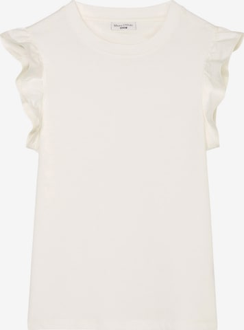 T-shirt Marc O'Polo en blanc : devant