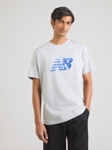 T-Shirt new balance en gris : devant