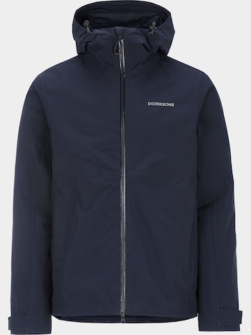 Didriksons Functionele jas 'TRIEN' in Blauw: voorkant
