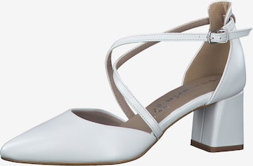 TAMARIS Официални дамски обувки в бяло: отпред