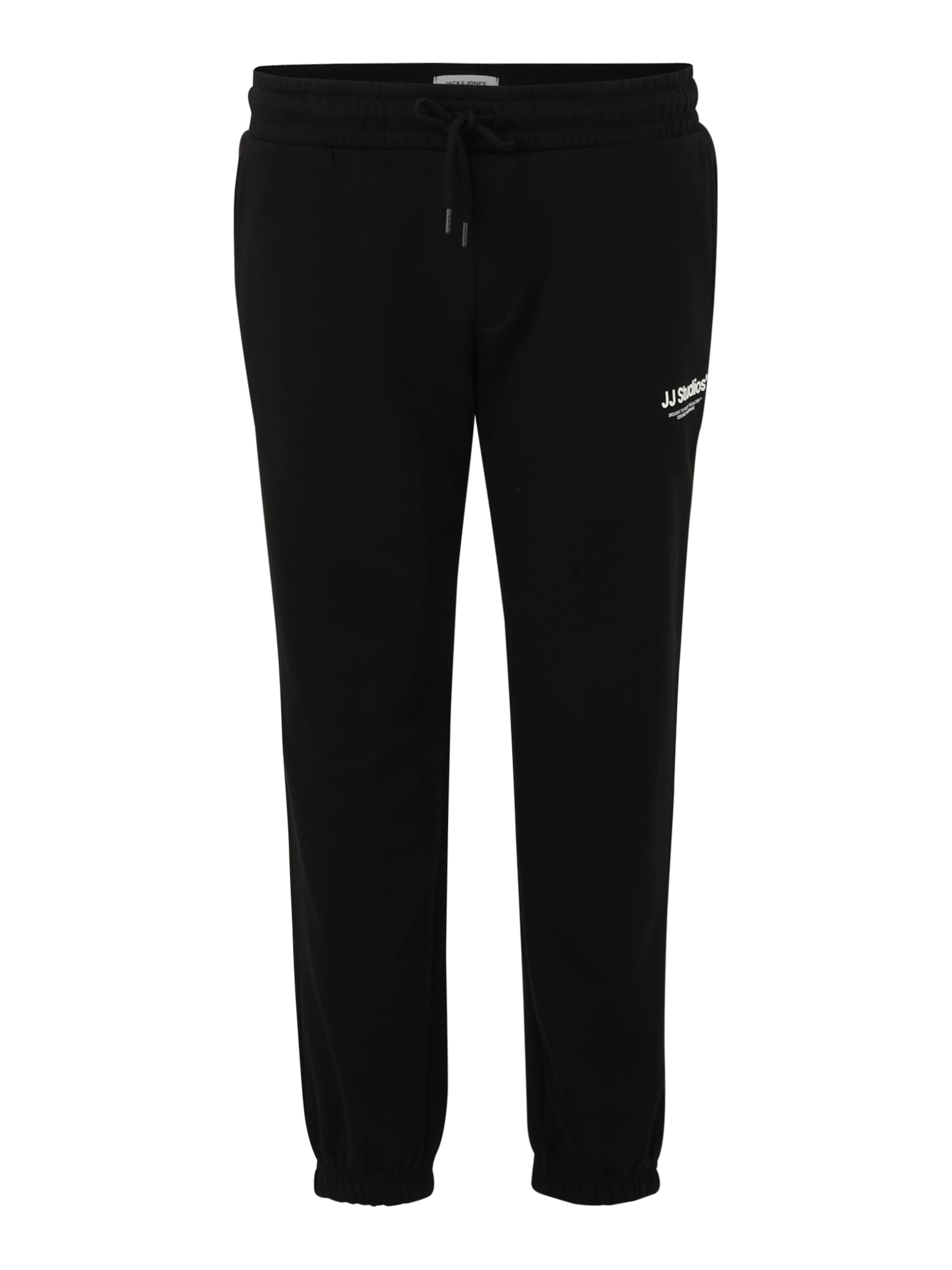 Jack & Jones Plus Zwężany krój Spodnie 'JPSTKANE' w kolorze czarny: przód