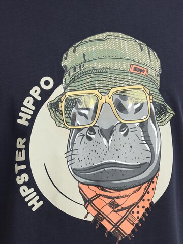 BLEND Rundhalsshirt ' BHKurt ' in Blau