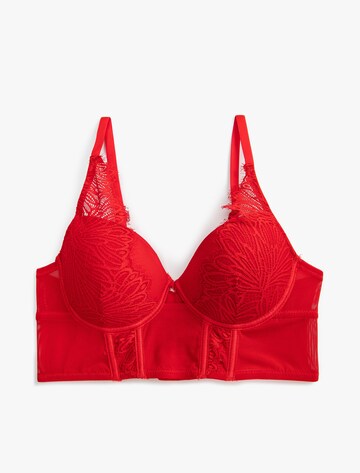 Koton Push-up Bra in Red: front