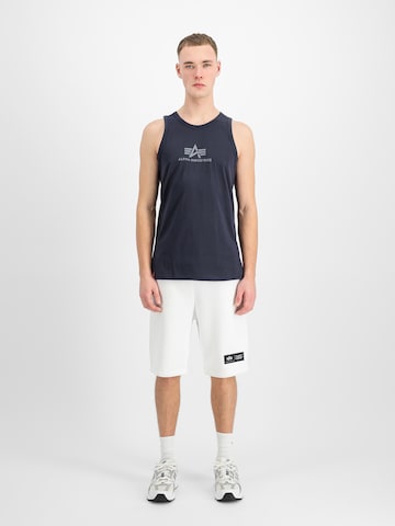 ALPHA INDUSTRIES Regular fit T-shirt i blå