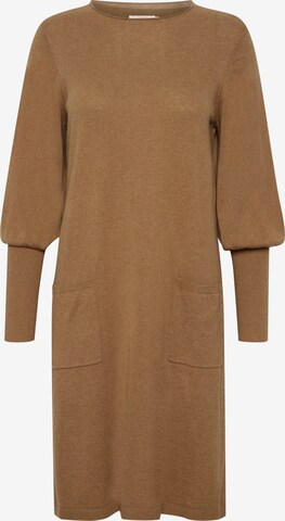 Cream Knitted dress 'CRAnva' in Brown: front