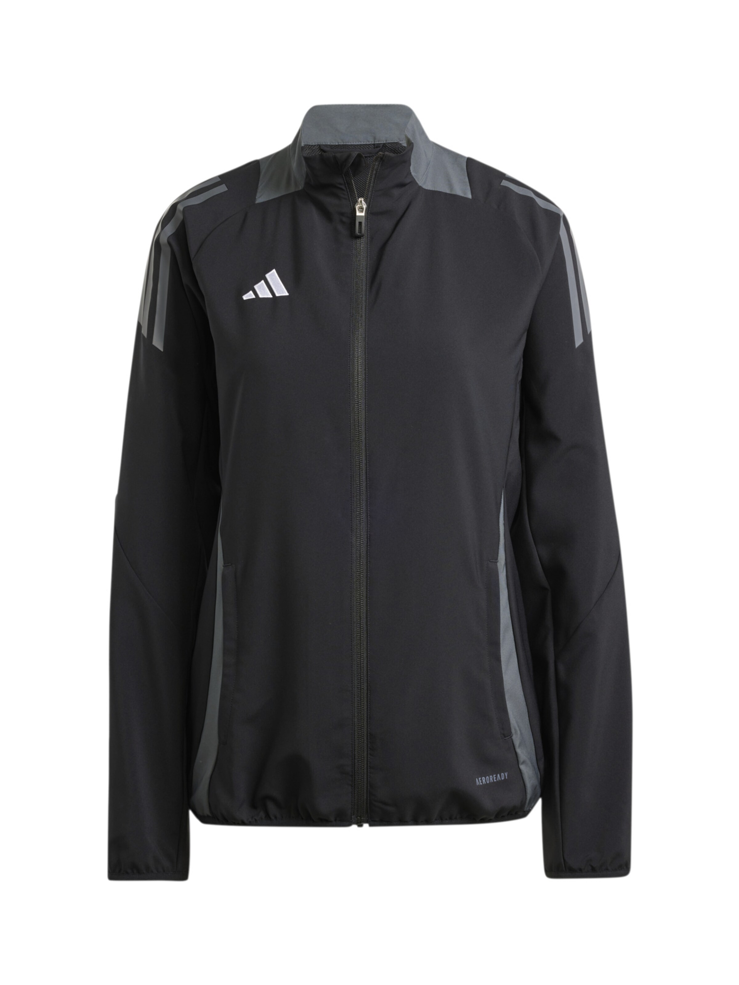 ADIDAS PERFORMANCE Sportjacke in Schwarz: Vorderseite