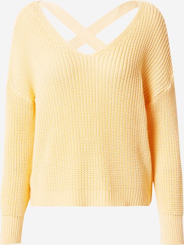 ABOUT YOU סוודרים 'Liliana' בצהוב: מלפנים