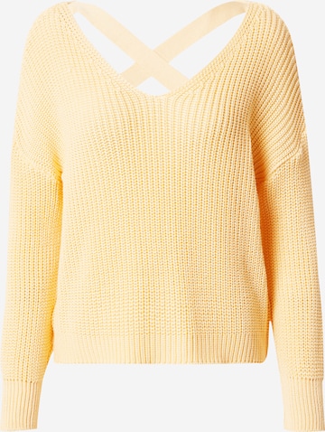 ABOUT YOU Sweater 'Liliana' in Yellow: front