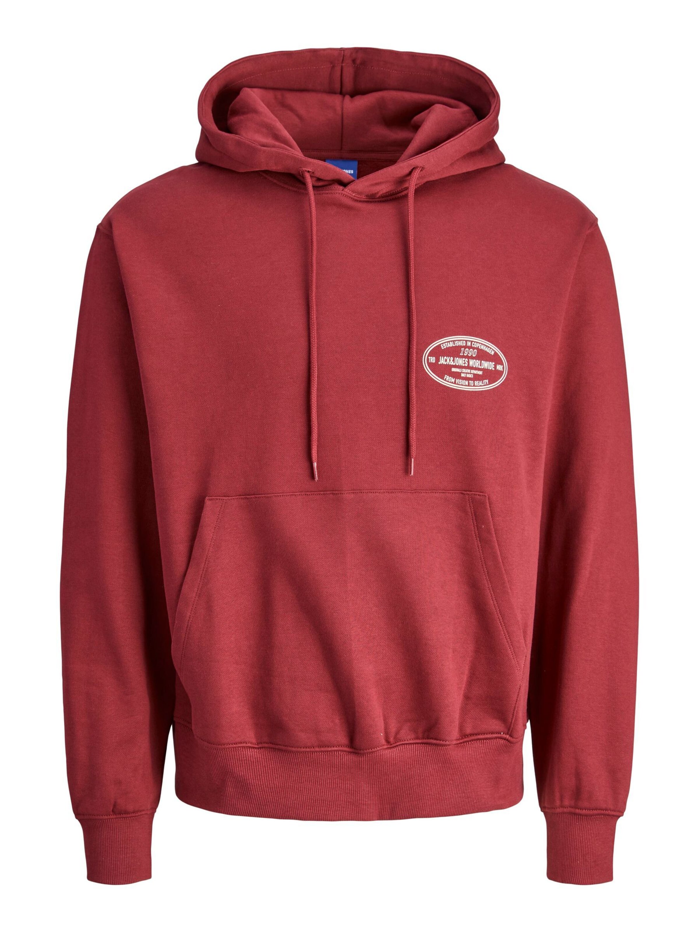JACK & JONES Sweatshirt in Red: front