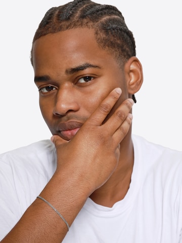 Heideman Armband 'Ferox' in Silber: Vorderseite