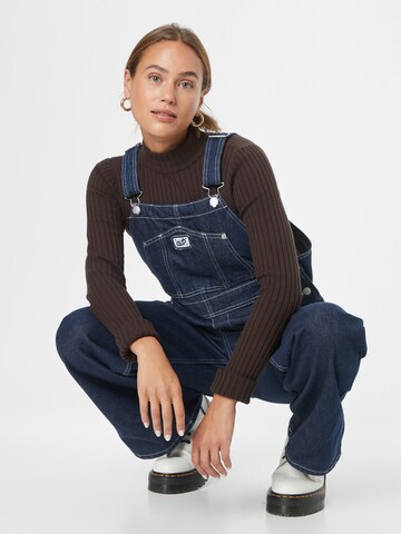 Monki Wide leg Jean Overalls in Blue