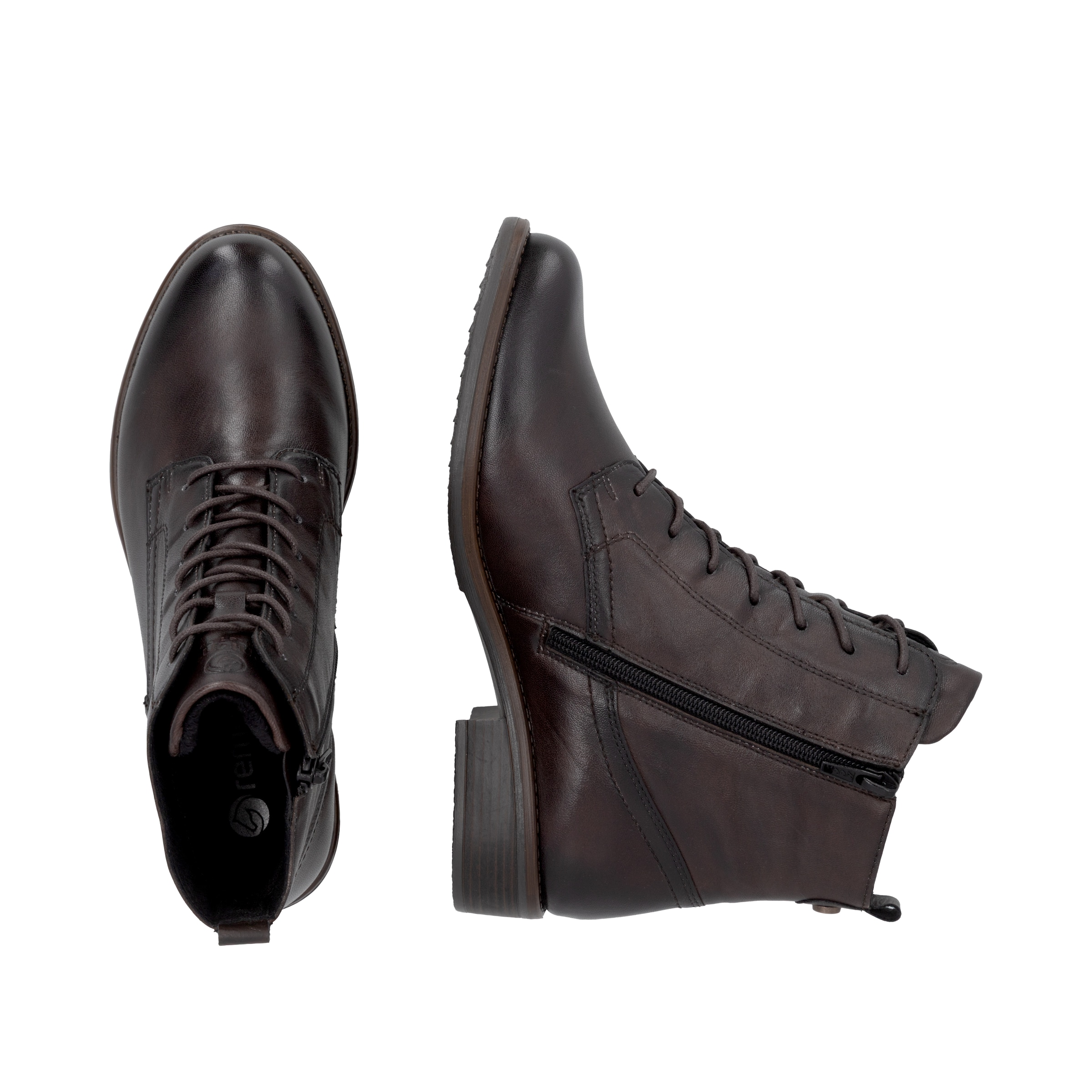 Stivaletto stringato di REMONTE in marrone
