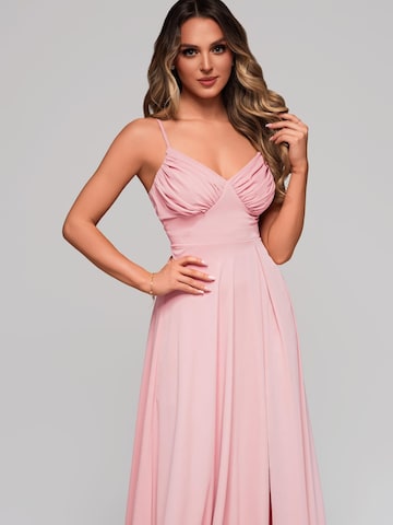Ombre Evening dress in Pink