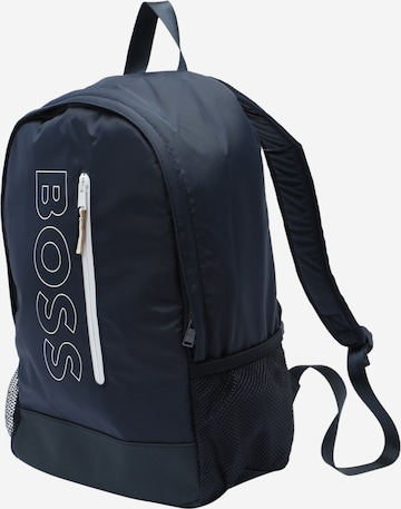 BOSS Kidswear Batoh – modrá: přední strana
