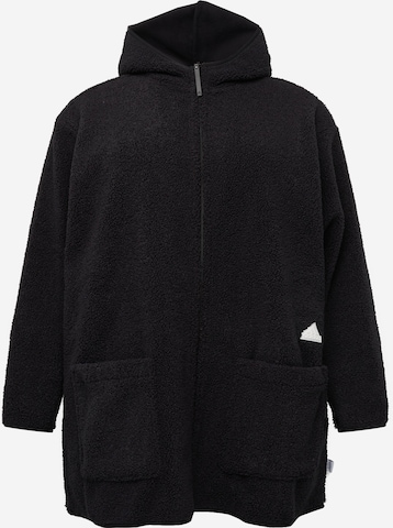 Veste en polaire fonctionnelle 'Polar Fleece Long ' ADIDAS SPORTSWEAR en noir : devant