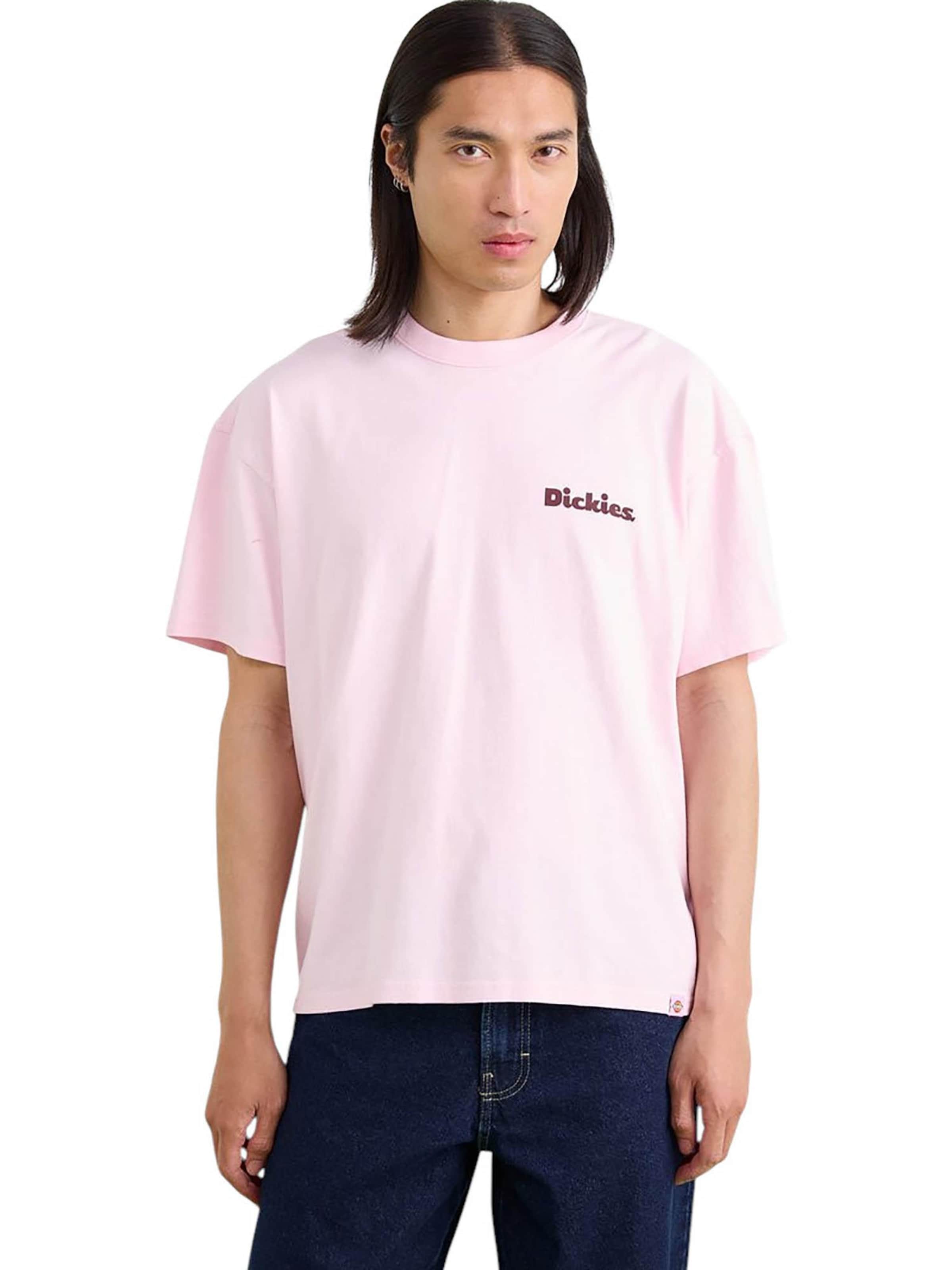 DICKIES Футболка 'Slayden' в Ярко-розовый