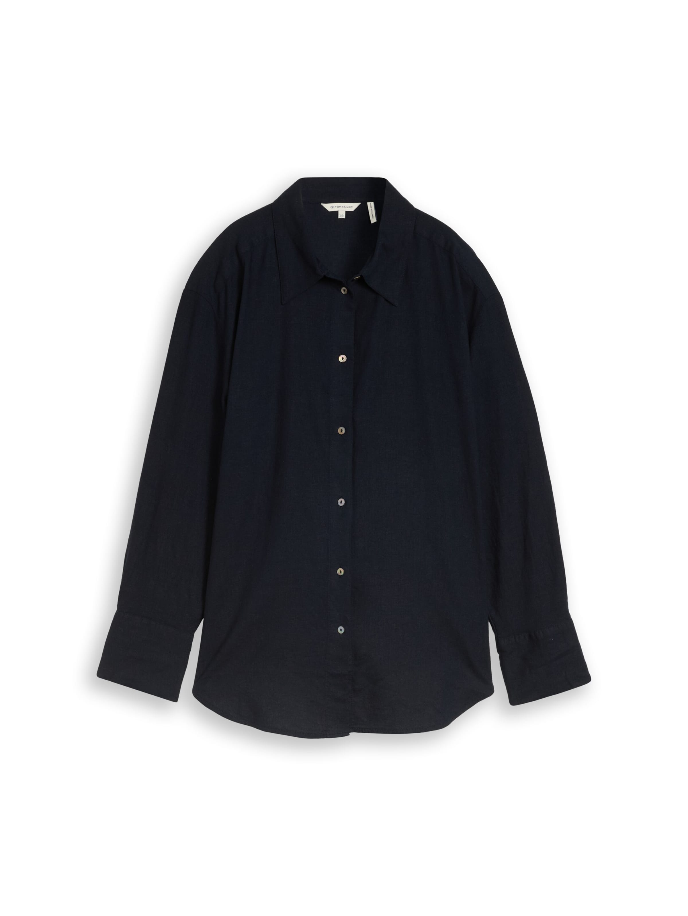 TOM TAILOR Blouse in Blue: front