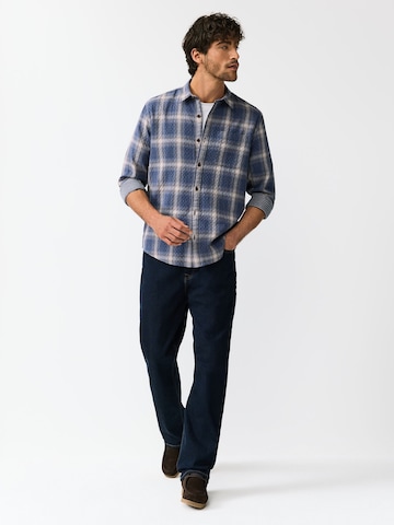 Next - Comfort Fit Camisa em azul