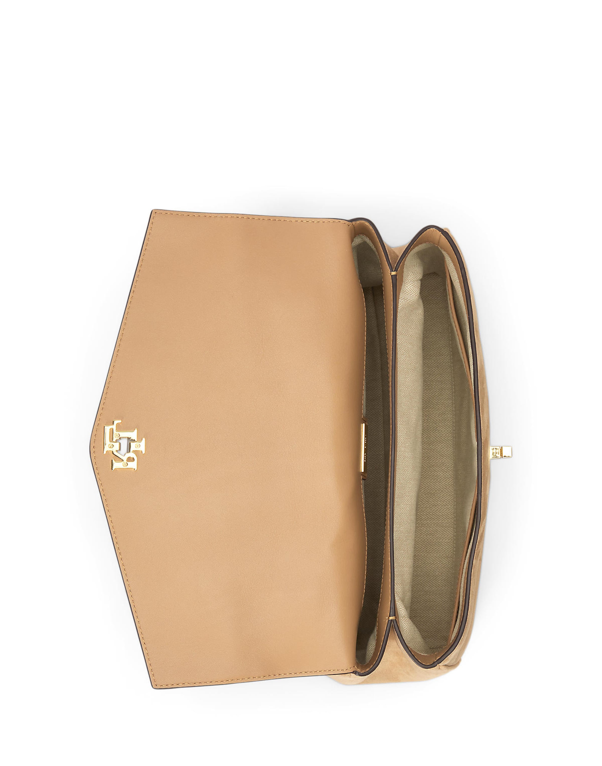 Lauren Ralph Lauren Håndtaske 'FARRAH' i beige