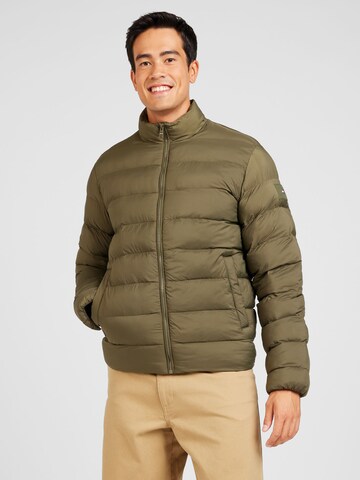 Veste mi-saison TOMMY HILFIGER en vert : devant